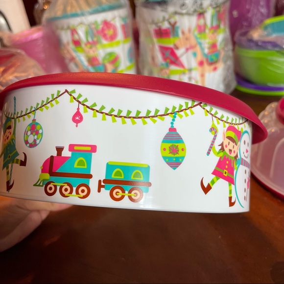 TUPPERWARE ONE TOUCH CHRISTMAS BUNDLE SET - Picture 8 of 13
